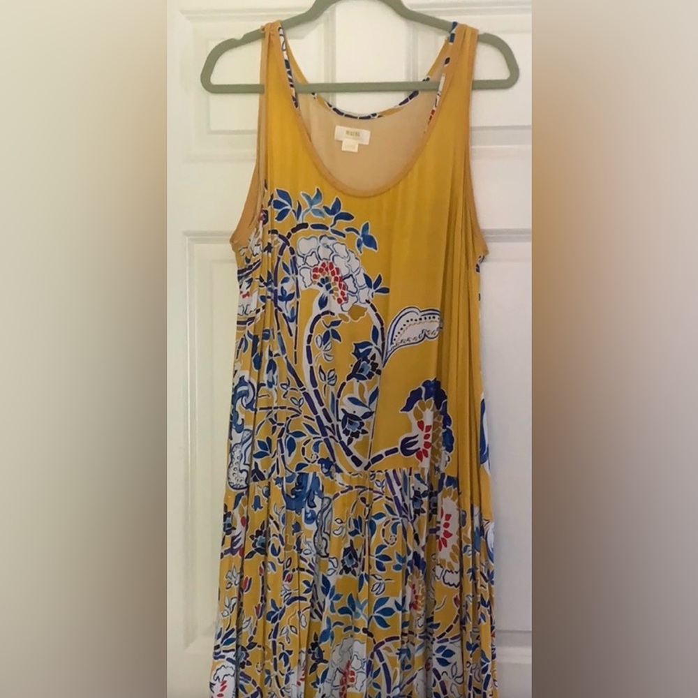 Maeve Anthropologie Tiered Maxi Sunshine Dress Size XL